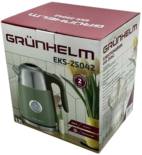 Фото - Електричний чайник Grunhelm EKS-25042