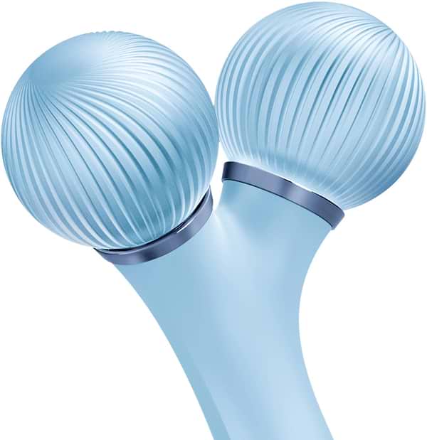 Фото - Электронный звуковой ролик для лица GESKE Sonic Facial Roller 4 в 1 аквамарин (GK000040AQ01)