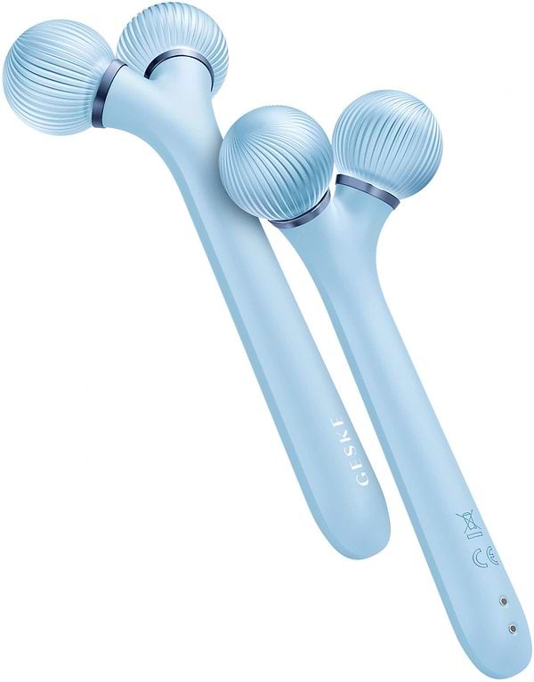 Фото - Электронный звуковой ролик для лица GESKE Sonic Facial Roller 4 в 1 аквамарин (GK000040AQ01)