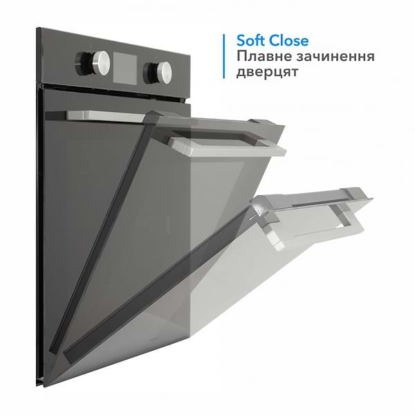 Фото - Уцінка - Духова шафа електрична ELEYUS MAXIMA 6010 BL SMT