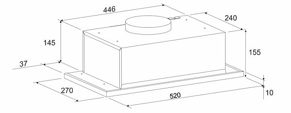 Фото - Вытяжка встраиваемая ELEYUS INTO 960 52 WH