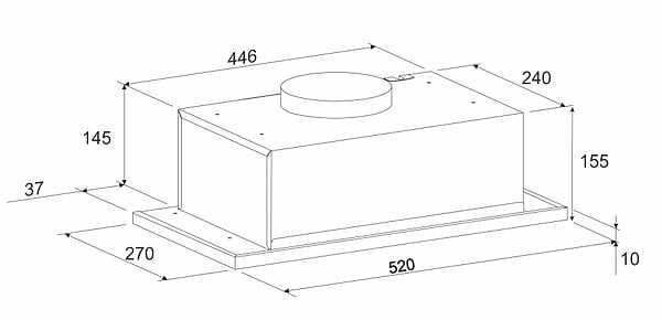 Фото - Вытяжка встраиваемая ELEYUS INTO 960 52 GR