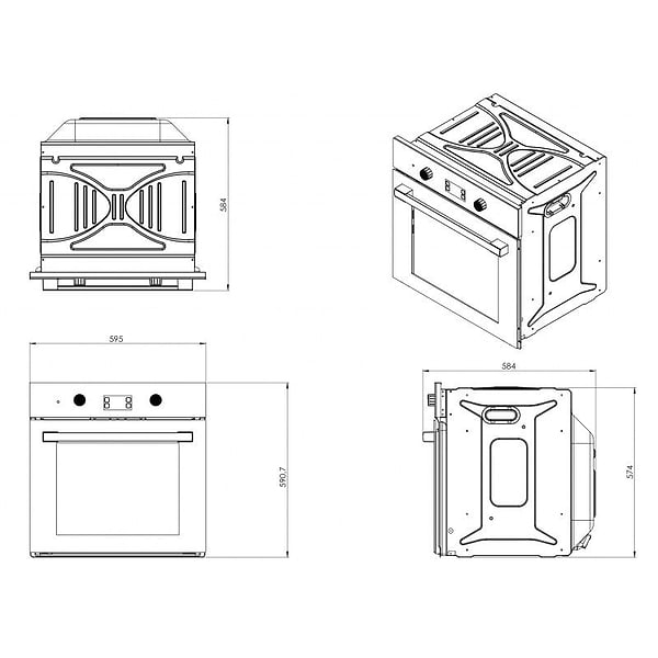 Фото - Духова шафа JANTAR GSK 6015 WH