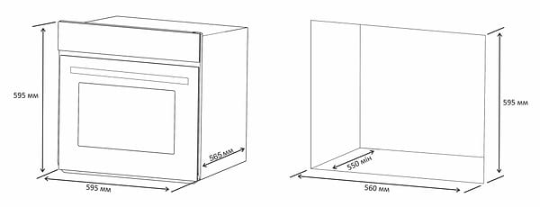 Фото - Духова шафа електрична Jantar GFC 6006 BL