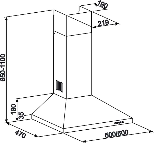 Фото - Витяжка декоративна ELEYUS KLEO 700 50 BR