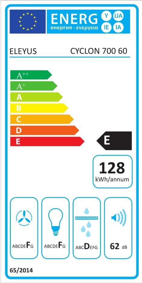 Фото - Вытяжка встраиваемая ELEYUS LOTUS 1000 50 WH