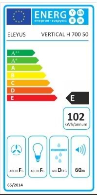 Фото - Вытяжка декоративная ELEYUS VERTICAL 1000 60 WH