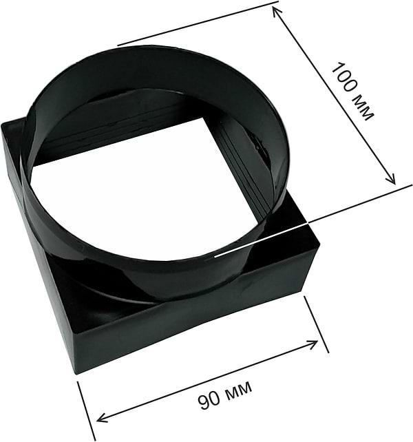 Фото - Витяжка декоративна ELEYUS VERTICAL 470 60 BL