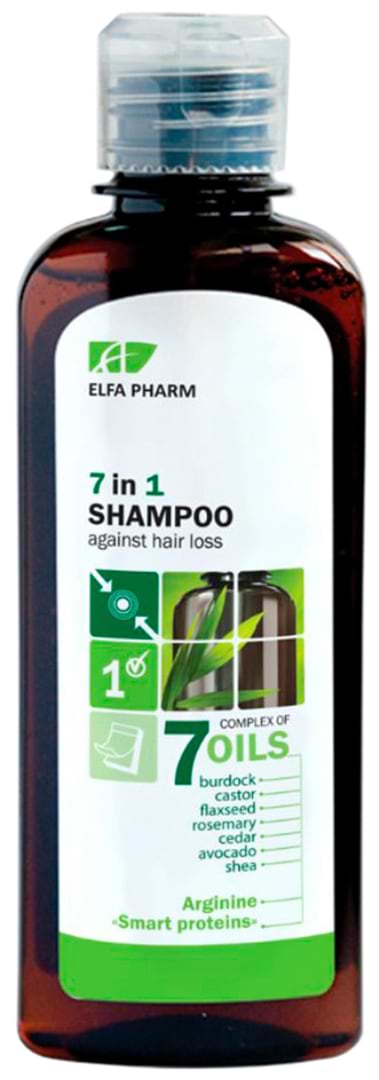 Шампунь жіночий Elfa Pharm 7 масел 200 мл 7в1 (5901845500609)