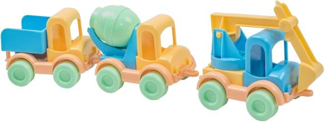 Базовий ігровий транспорт для малюка ELFIKI "Кід карс" 3 шт. (39738)