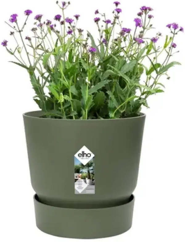 Фото - Вазон Elho greenville round  40 см зеленый 332471