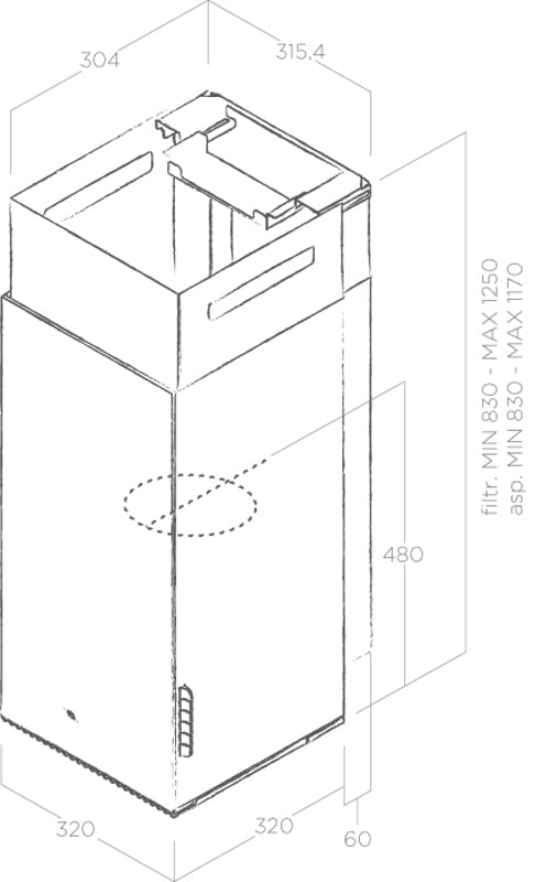 Фото - Витяжка декоративна Elica HAIKU BL/A/32