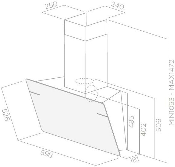 Фото - Вытяжка декоративная Elica LESSENZA WH/A/60
