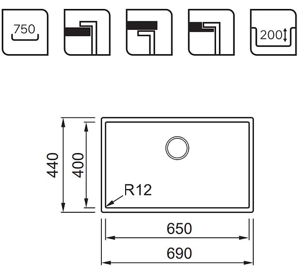 Фото - Мийка кухонна Elleci ESPRIT 650