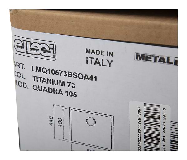Фото - Мойка кухонная Elleci Q 105 Under Top Titanium 73