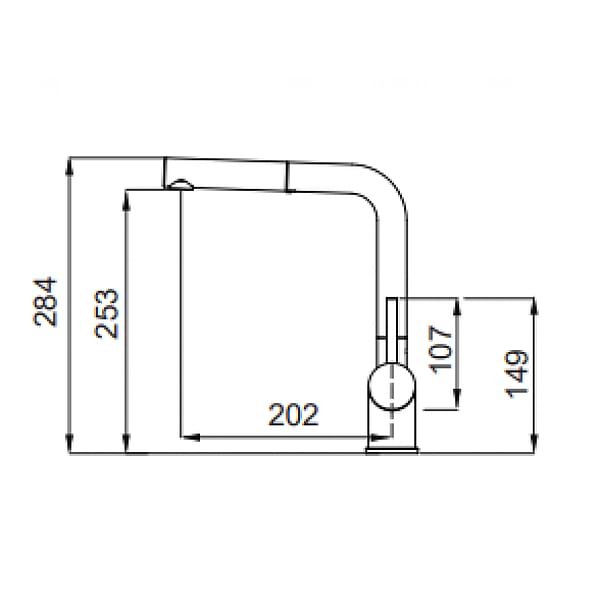 Фото - Смеситель кухонный Elleci ALUNA PLUS CROMATO