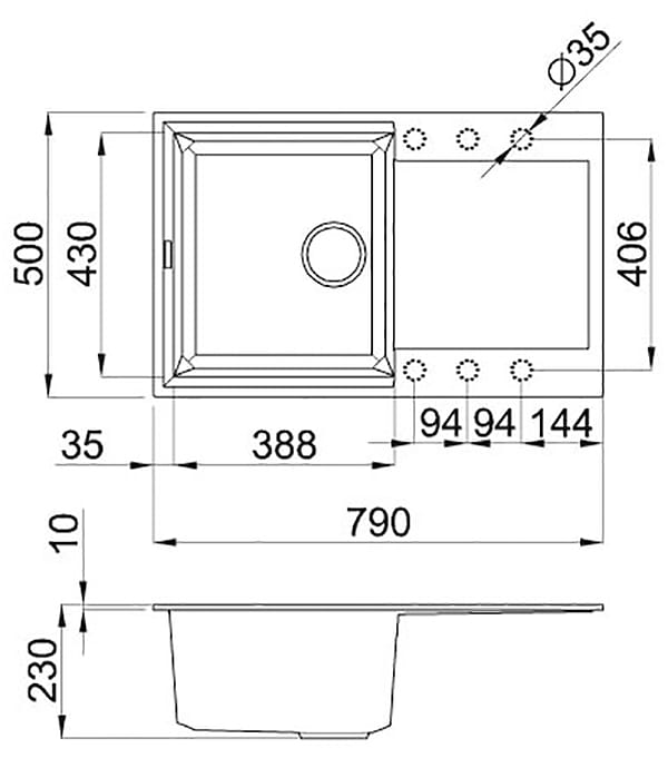 Фото - Мойка кухонная Elleci Easy 300 Titanium 73