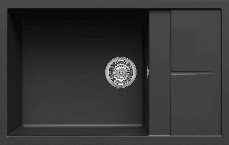 Мойка кухонная Elleci Unico 310 Nero 40 - Фото 1