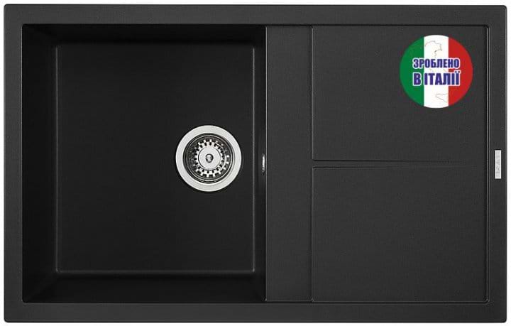 Мойка кухонная Elleci Unico 300 Nero 40 - Фото 1