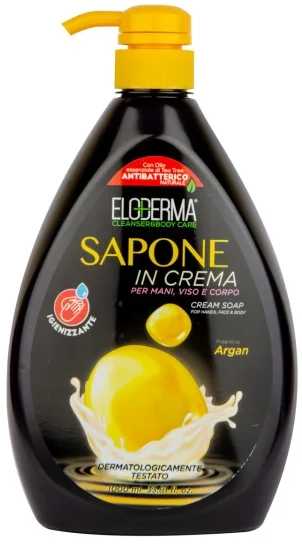 Фото - Рідке мило для рук Eloderma антибактеріальне Арган 1000 мл (ELSAA1000)