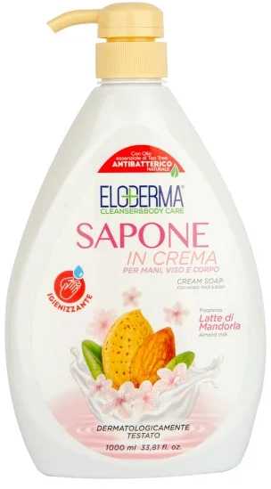 Купити Рідке мило для рук Eloderma антибактеріальне Мигдаль 1000 мл (ELSAAl1000) - Фото 1 Рідке мило для рук Eloderma антибактеріальне Мигдаль 1000 мл (ELSAAl1000) - Фото 1