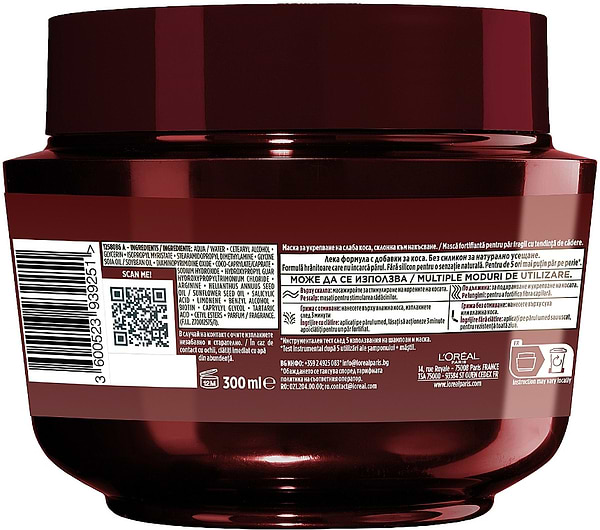 Фото - Маска для волос Elseve Full Resist Arginine Укрепляющий 300мл