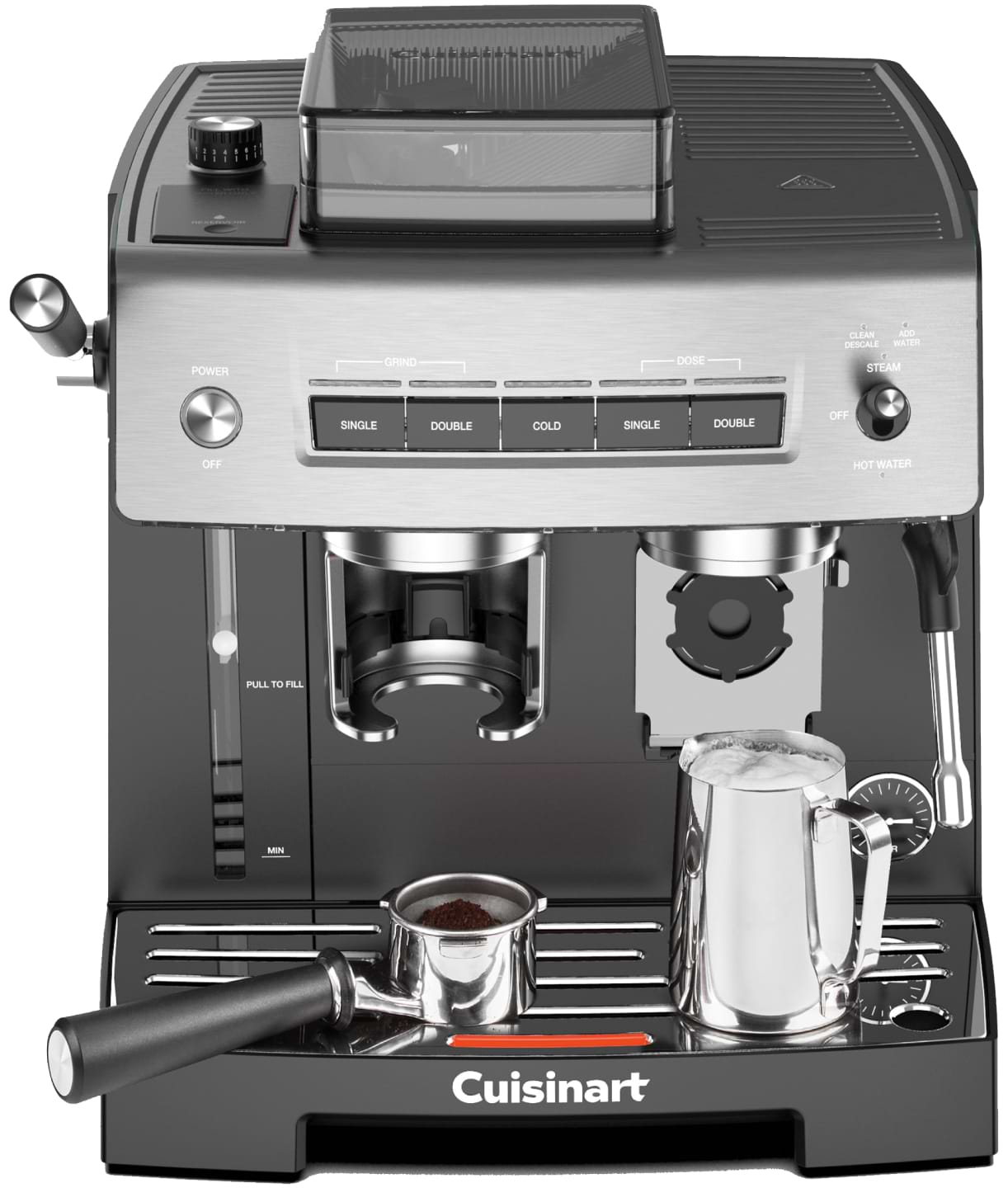 Кавоварка ріжкова Cuisinart Bean-to-Cup EM640E - Фото 1