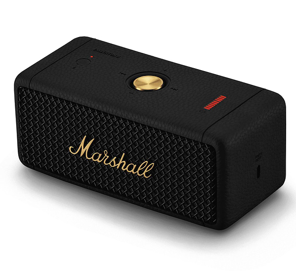 Фото - Портативная акустика Marshall Emberton II Black and Brass (1006234)
