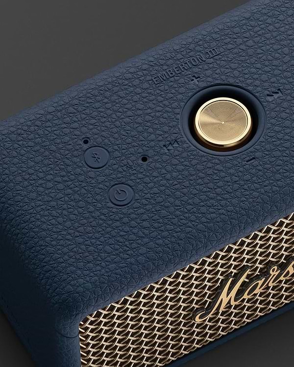 Фото - Портативна акустика Marshall Emberton III Midnight Blue (1008137)