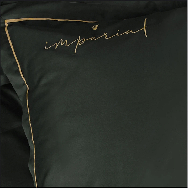 Фото - Простынь двуспальная MirSon Imperial Satin Emerald  180х200 см (2200008581183)