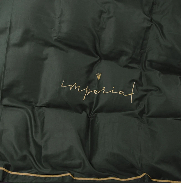 Фото - Простынь двуспальная MirSon Imperial Satin Emerald  180х200 см (2200008581183)