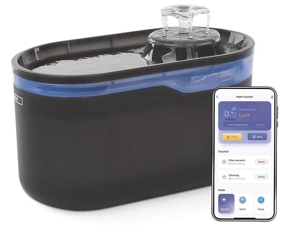 Фото - Смарт-поилка для животных EMOS фонтанчик H6102 2.6 л WiFi