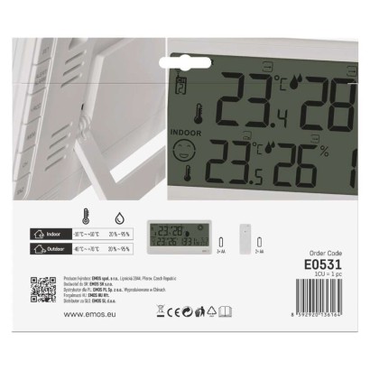 Фото - Метеостанция EMOS Беспроводная цифровая E0531