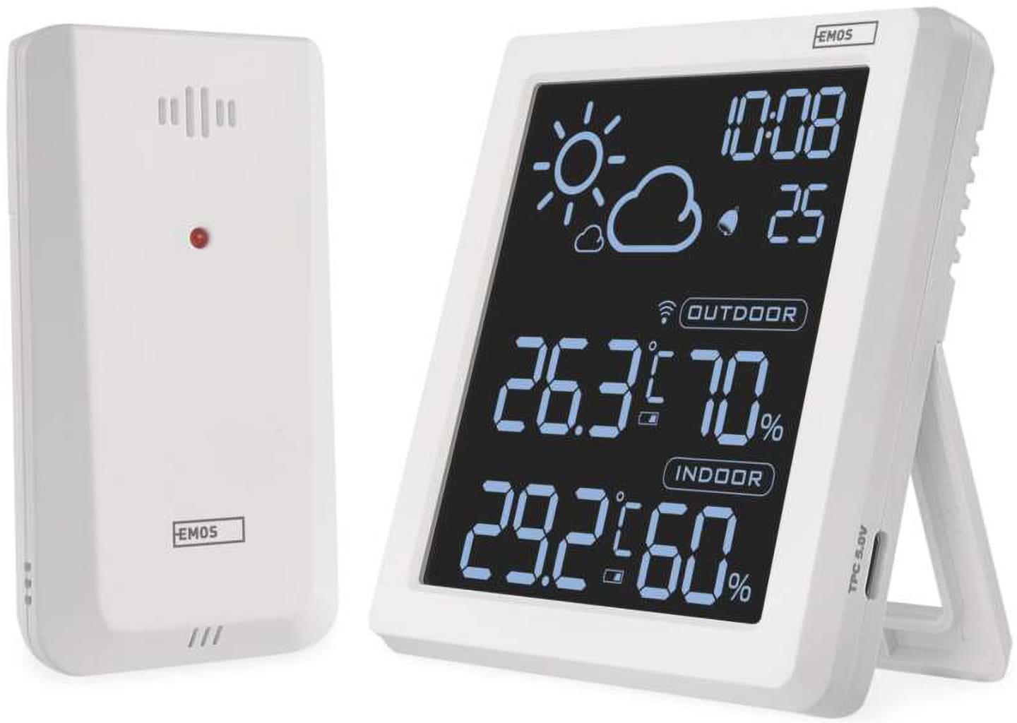Метеостанция EMOS с беспроводным датчиком E8647W