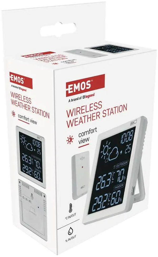Фото - Метеостанция EMOS с беспроводным датчиком E8647W
