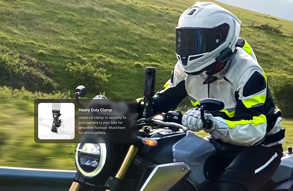 Фото - Екшн-камера Insta360 X5 Motorcycle Bundle (CINSAAHAX502)