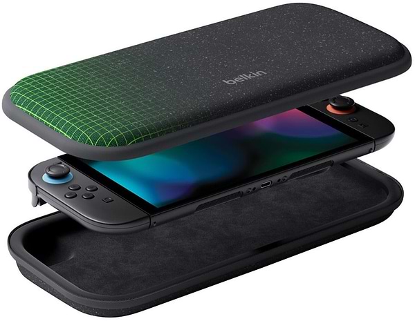 Фото - Чехол для игровой приставки Belkin for Nintendo Switch 2 Charcoal (ENA002HQCH)