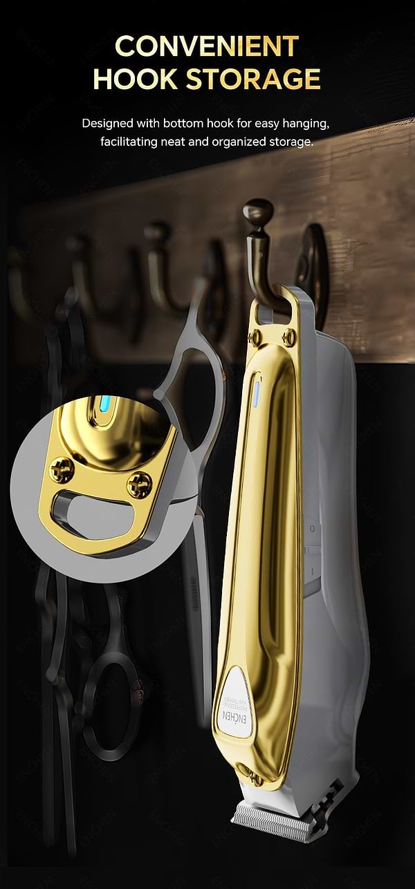 Фото - Машинка для стрижки волос Enchen Sharp 5 Semi-professional Gold
