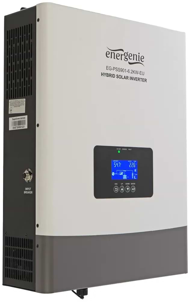 Інвертор гібридний сонячний EnerGenie EG-PSS901-4.2KW-EU (1ф., 4.2кВт, 25.6В)