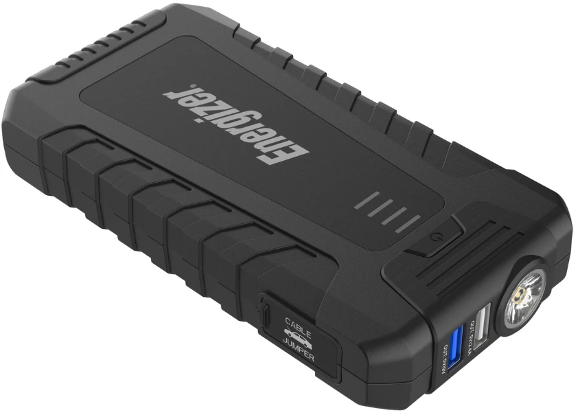 Пускозарядний пристрій Energizer Jump Starter 8000mAh, 1200А, 2xUSB-A, USB-C, ліхтар (JE8000)