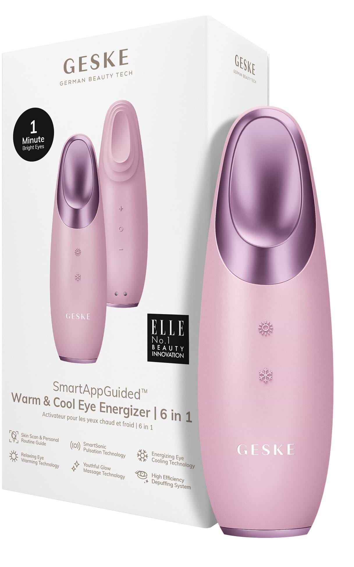 Купить Прибор для чистки лица GESKE Warm&Cool Eye Energizer 6 в 1 (GK000003PK01) - Фото 1 Прибор для чистки лица GESKE Warm&Cool Eye Energizer 6 в 1 (GK000003PK01) - Фото 1