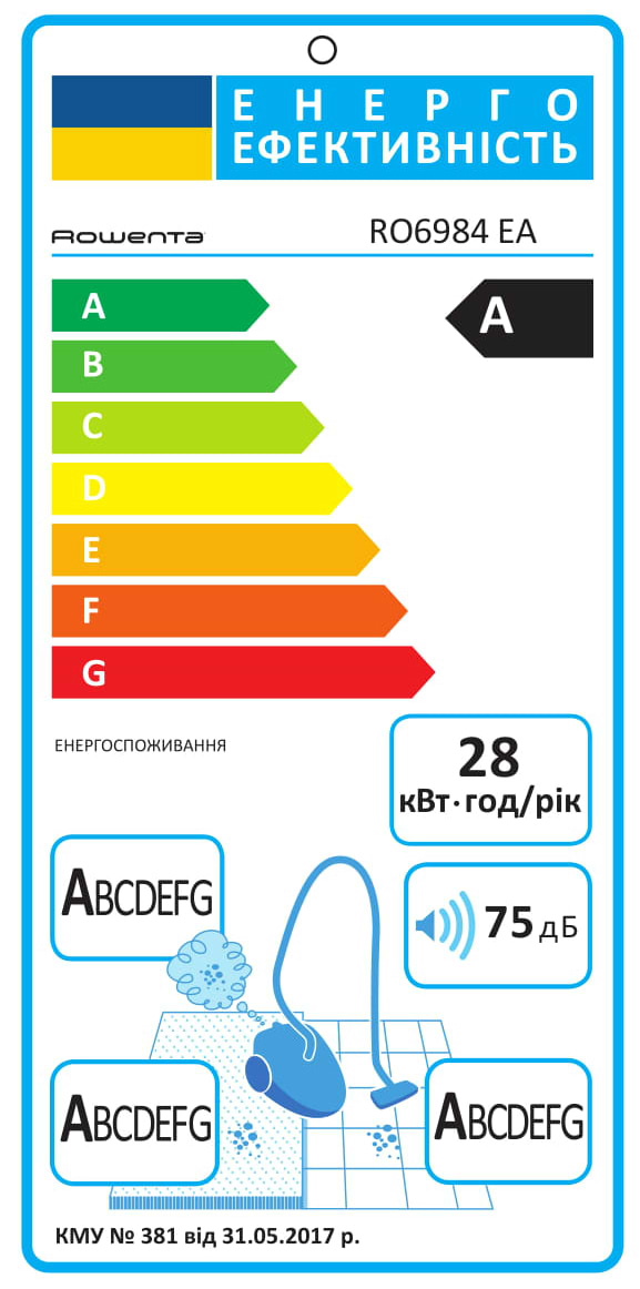 Фото - Пылесос для с/у без мешка Rowenta RO6984EA