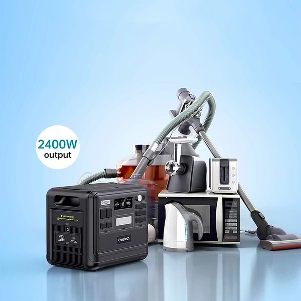 Фото - Зарядна станція універсальна Choetech BS008 2048Wh 2400W