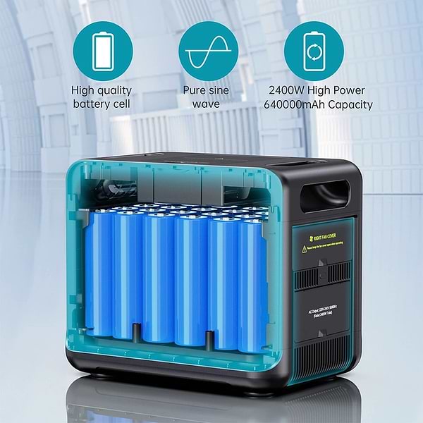 Фото - Зарядна станція універсальна Choetech BS008 2048Wh 2400W