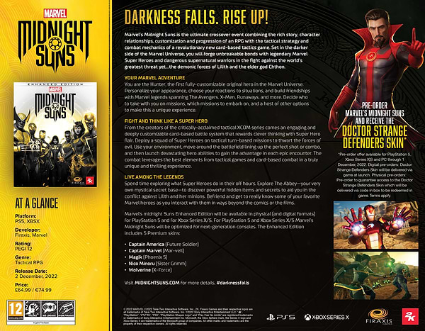 Фото - Ігровий диск PS5 Marvel's Midnight Suns [English version]