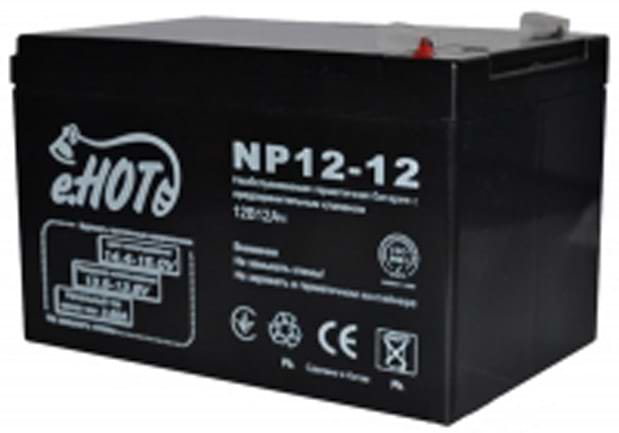 Акумулятор для ДБЖ Enot 12V 12AH (NP12-12) AGM