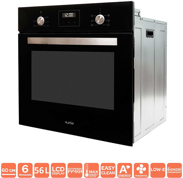 Фото - Духовой шкаф электрический Ventolux EO56TC-6P BK