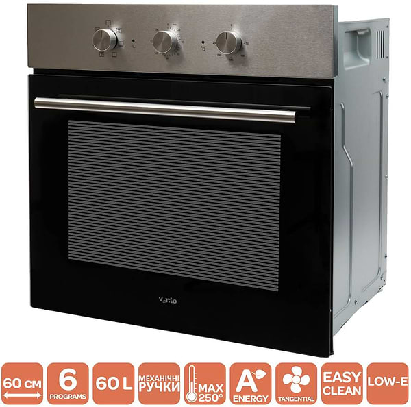 Фото - Духовой шкаф Ventolux EO60MT-6K X