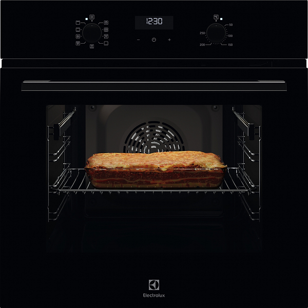 Фото - Комплект техніки Electrolux Духова шафа + Варильна поверхня Electrolux EOF5C50BZ + KDI641723K