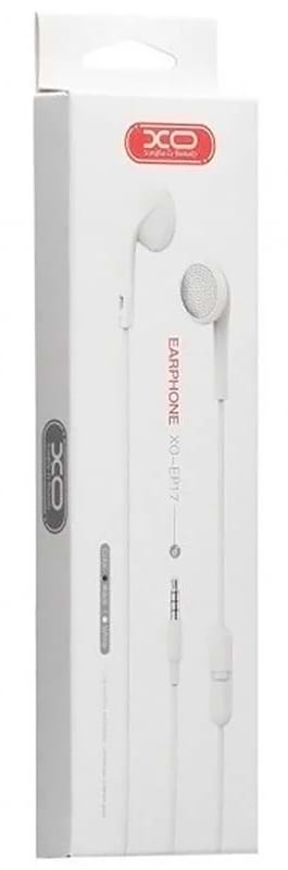 Фото - Наушники вкладыши проводные XO EP17 White